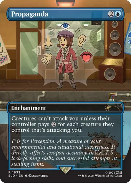 Propaganda, Magic card SLD 1633 — Secret Lair Drop set