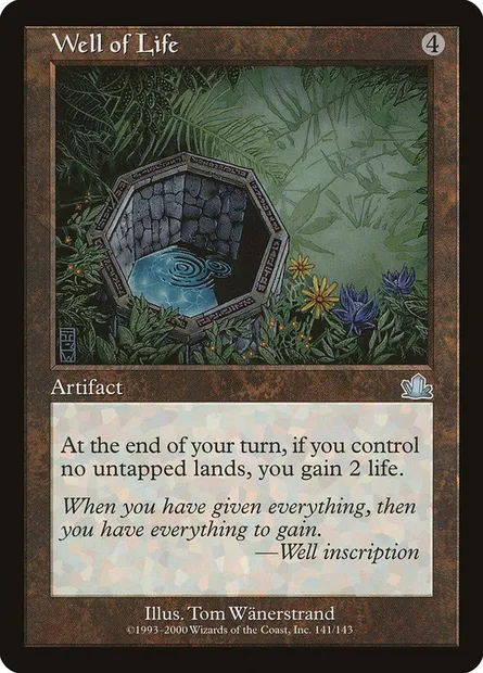 Puits de vie, carte Magic PCY 141 — extension Prophétie
