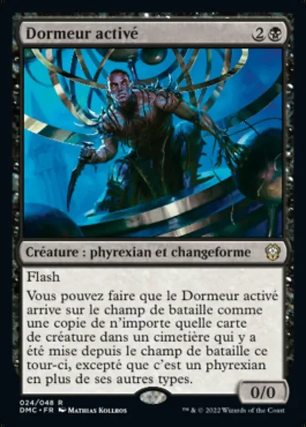 Dormeur activé, carte Magic DMC 24 — extension Dominaria United Commander