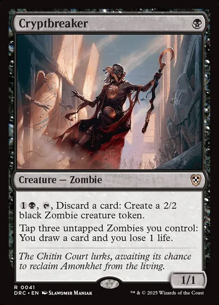 Cryptbreaker, Magic card DRC 41 — Aetherdrift Commander set