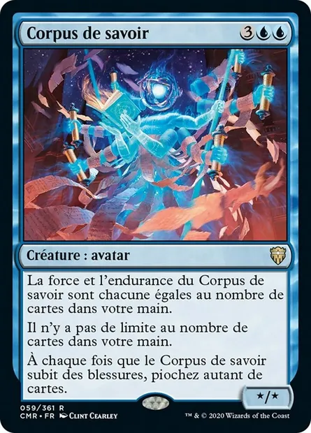 Corpus de savoir, carte Magic CMR 59 — extension Commander Legends