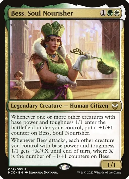 Bess, Soul Nourisher, Magic card NCC 67 — New Capenna Commander set