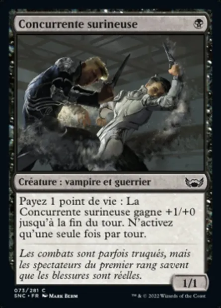 Concurrente surineuse, carte Magic SNC 73 — extension Les rues de la Nouvelle-Capenna