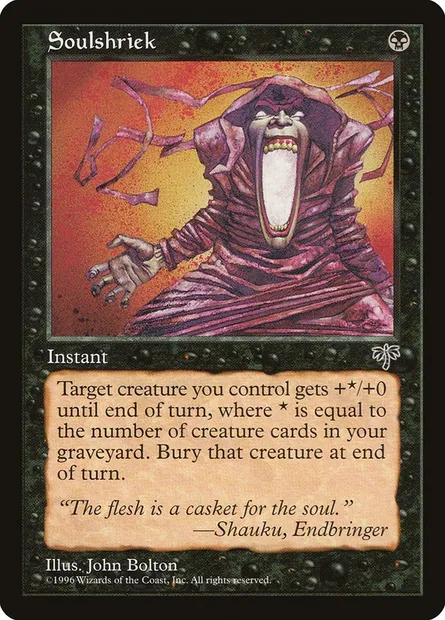 Cri des âmes, carte Magic MIR 145 — extension Mirage