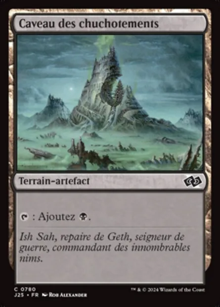 Caveau des chuchotements, carte Magic J25 780 — extension Foundations Jumpstart