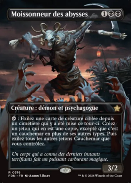 Moissonneur des abysses, carte Magic FDN 316 — extension Foundations