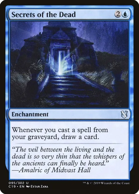 Secrets of the Dead, Magic card C19 95 — Commander 2019 set