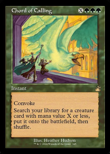Chord of Calling, Magic card RVR 345 — Ravnica Remastered set