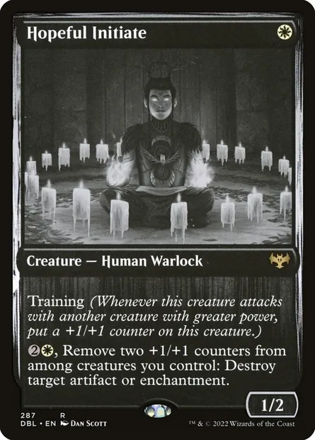 Hopeful Initiate, Magic card DBL 287 — Innistrad: Double Feature set
