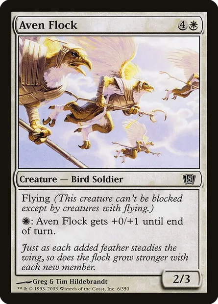 Aven Flock, Magic card 8ED 6★ — Eighth Edition set