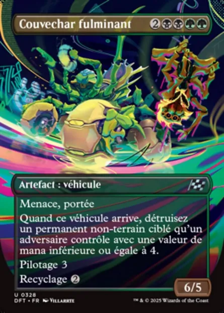 Couvechar fulminant, carte Magic DFT 328 — extension Aetherdrift