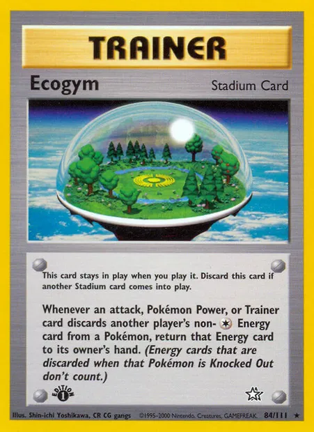 Ecogym, Pokémon card NG 84 — Neo Genesis set