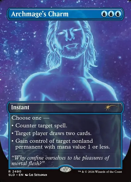 Archmage's Charm, Magic card SLD 2490 — Secret Lair Drop set