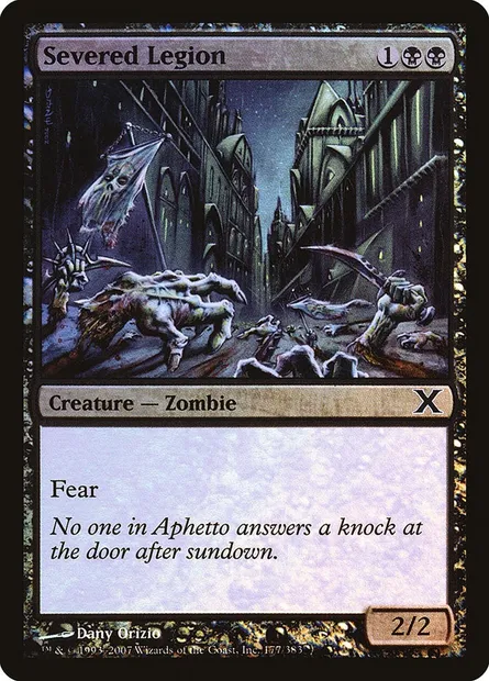 Severed Legion, Magic card 10E 177★ — Tenth Edition set