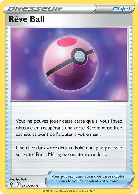 Rêve Ball, carte Pokémon EVS 146 — extension Évolution Céleste