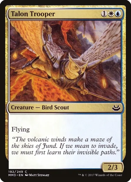 Talon Trooper, Magic card MM3 192 — Modern Masters 2017 set