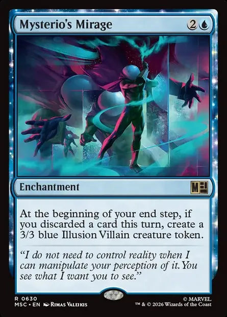 Mysterio's Mirage, Magic card MSC 630 — Marvel Super Heroes Commander set