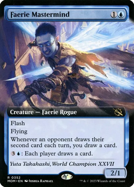 Faerie Mastermind, Magic card MOM 352 — March of the Machine set