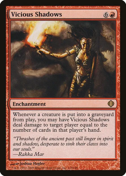 Vicious Shadows, Magic card ALA 119 — Shards of Alara set