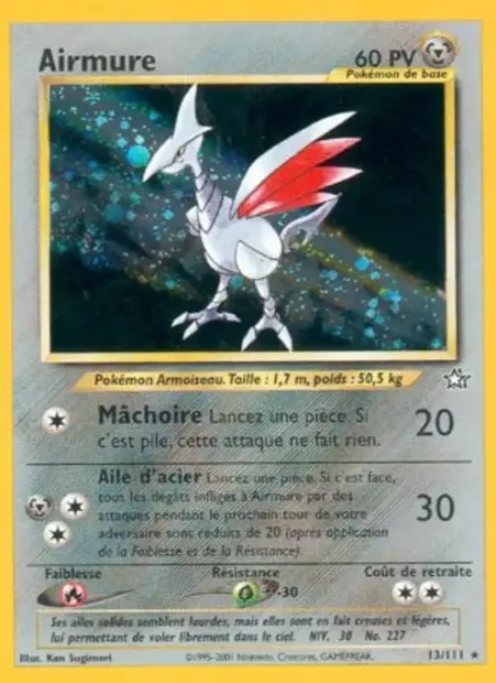 Airmure, carte Pokémon NG 13 — extension Neo Genesis