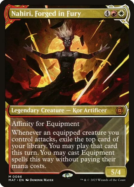 Nahiri, Forged in Fury, Magic card MAT 86 — March of the Machine: The Aftermath set