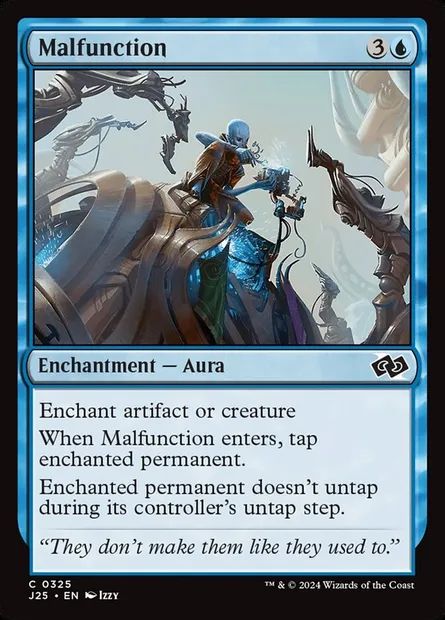 Malfunction, Magic card J25 325 — Foundations Jumpstart set
