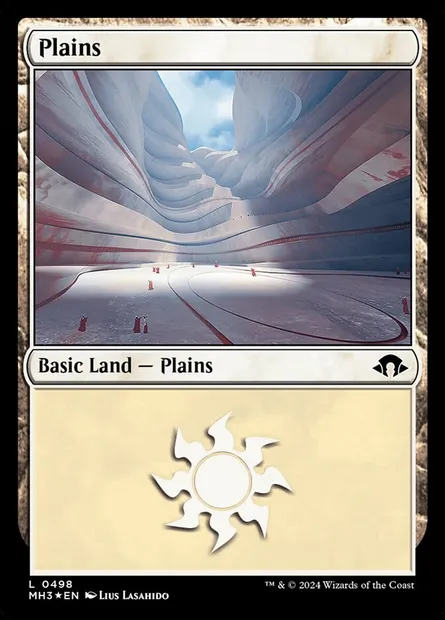 Plaine, carte Magic MH3 498 — extension Modern Horizons 3