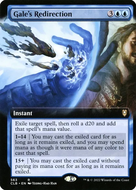 Gale's Redirection, Magic card CLB 563 — Commander Legends: Battle for Baldur's Gate set
