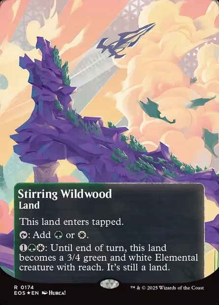 Stirring Wildwood, Magic card EOS 174 — Edge of Eternities: Stellar Sights set