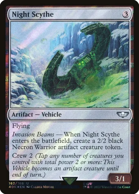Moissonneur, carte Magic 40K 162★ — extension Warhammer 40,000 Commander