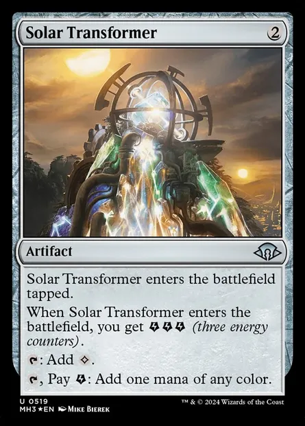 Solar Transformer, Magic card MH3 519 — Modern Horizons 3 set