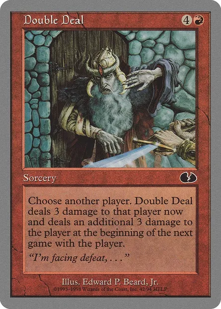 Double Deal, Magic card UGL 42 — Unglued set