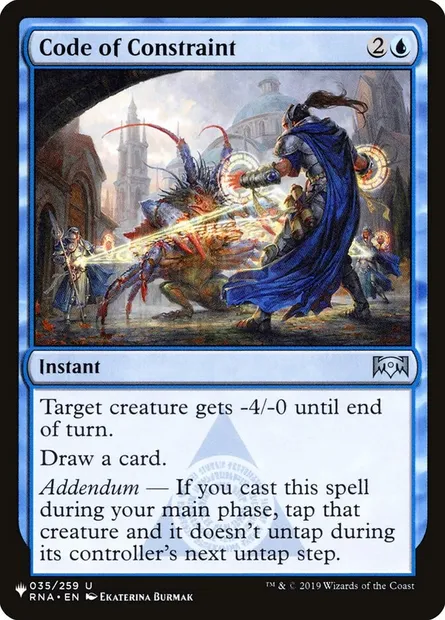 Code of Constraint, Magic card PLST RNA-35 — The List set