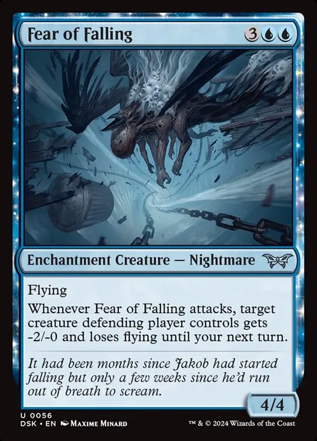Fear of Falling, Magic card DSK 56 — Duskmourn: House of Horror set