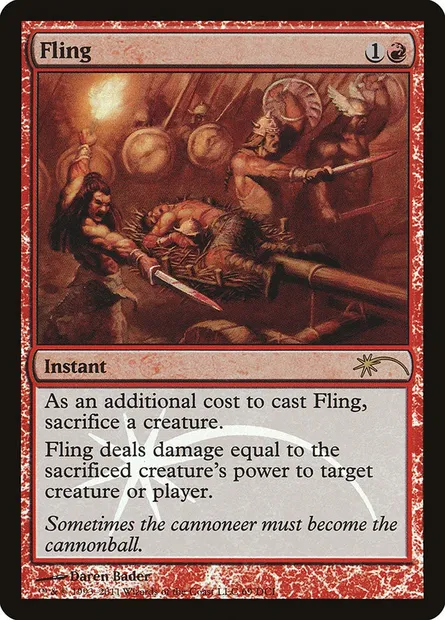 Fling, Magic card DCI 69 — DCI Promos set