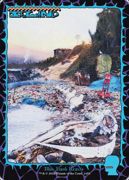 Island, Magic card SLD 1653 — Secret Lair Drop set