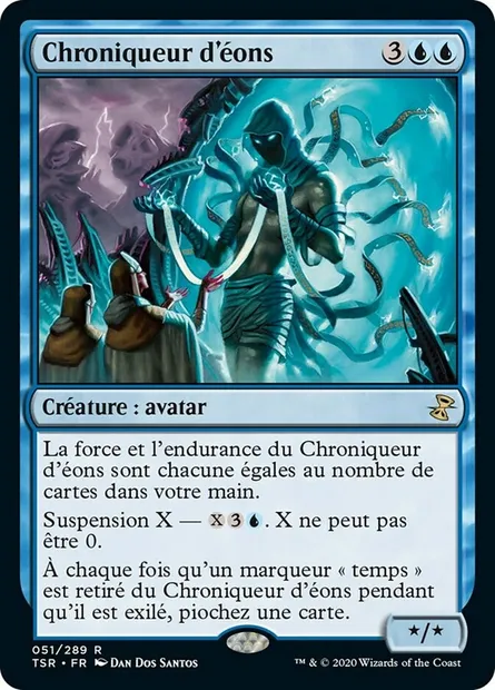 Chroniqueur d'éons, carte Magic TSR 51 — extension Spirale Temporelle Remastered