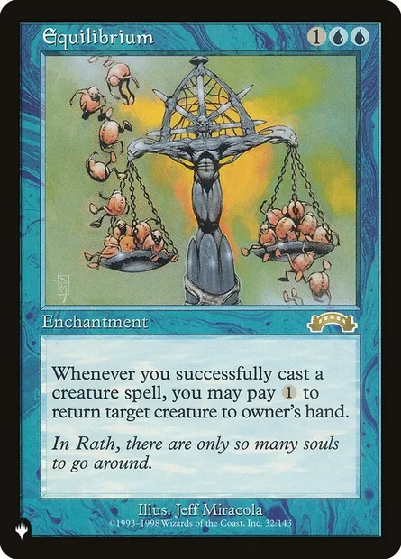 Equilibre, carte Magic PLST EXO-32 — extension The List
