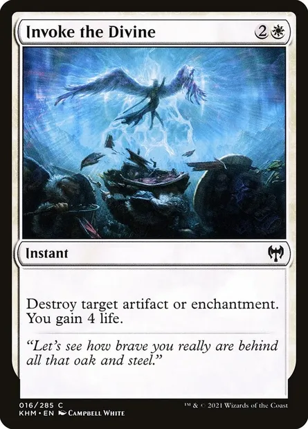 Invoke the Divine, Magic card KHM 16 — Kaldheim set