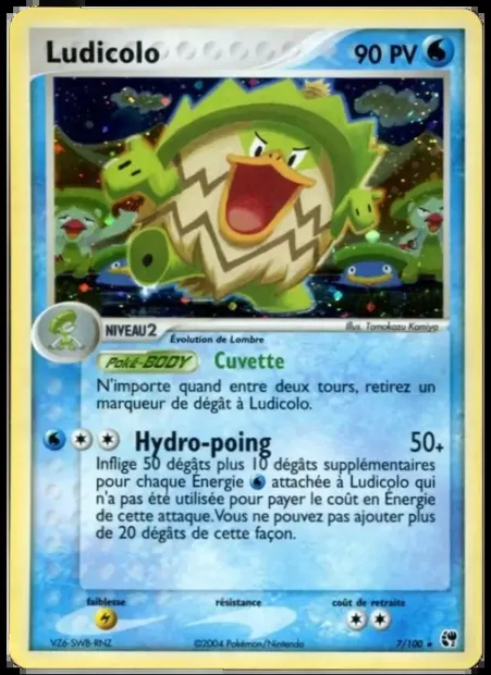 Ludicolo, carte Pokémon SS 7 — extension EX Tempête de sable