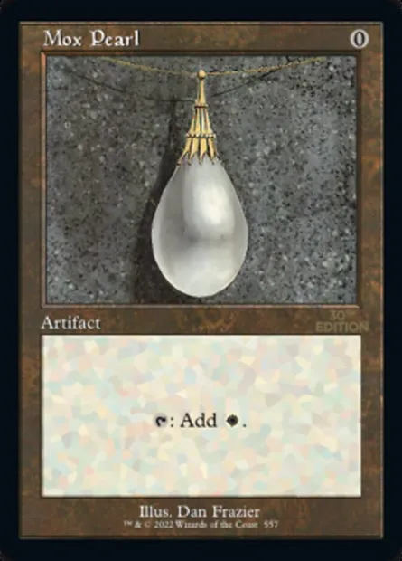 Mox Pearl, Magic card 30A 557 — 30th Anniversary Edition set