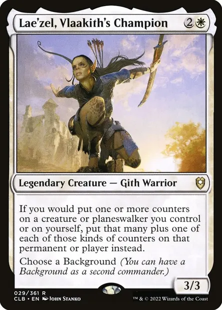 Lae'zel, Vlaakith's Champion, Magic card CLB 29 — Commander Legends: Battle for Baldur's Gate set