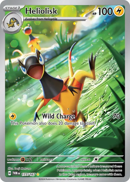 Heliolisk, Pokémon card TWM 177 — Twilight Masquerade set