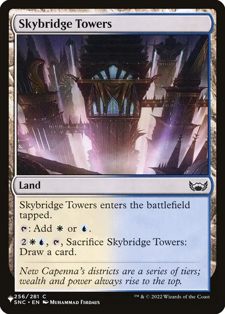 Skybridge Towers, Magic card PLST SNC-256 — The List set