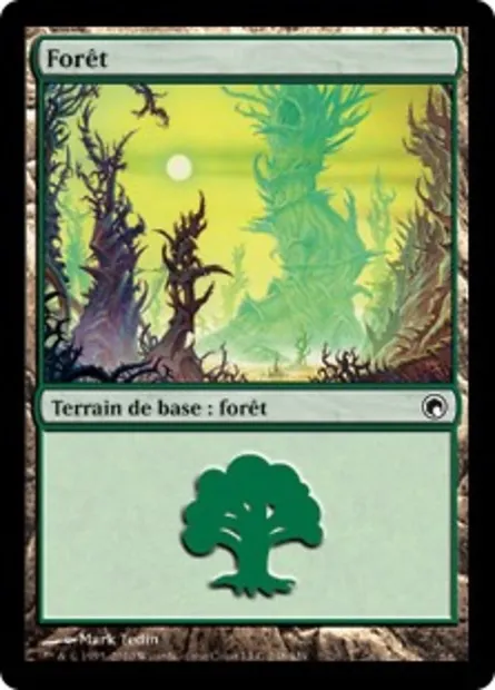 Forêt, carte Magic SOM 248 — extension Cicatrices de Mirrodin