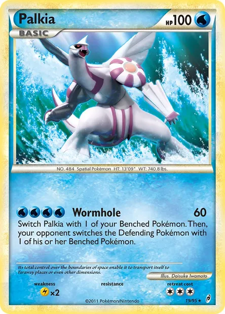 Palkia, carte Pokémon CL 19 — extension L'appel des Légendes