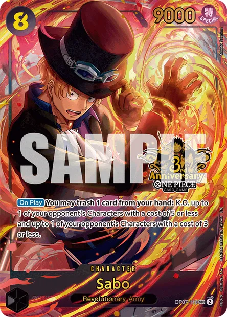 Sabo, carte One Piece OP07-118 — extension 500 YEARS IN THE FUTURE