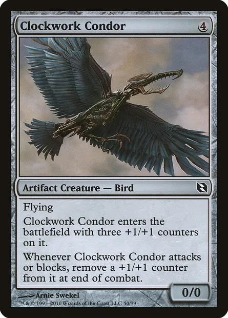 Condor mécanique, carte Magic DDF 50 — extension Duel Decks: Elspeth vs. Tezzeret