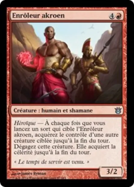 Enrôleur akroen, carte Magic BNG 87 — extension Créations divines