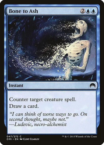 Bone to Ash, Magic card ORI 47 — Magic Origins set